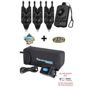 Bundle Deal - Nash Siren R4 3 Rod Set with FREE Powerbanx Hub 80K Battery