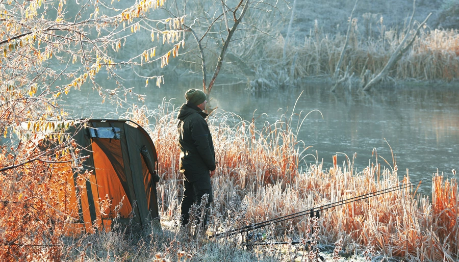 winter carp fishing